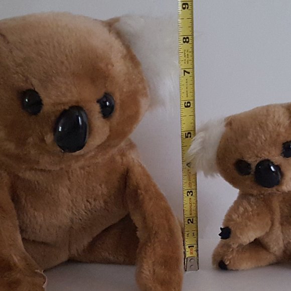 Koala Bear Mother and Joey Plush Stuffed Animal Vintage '70's - Picture 4 of 13